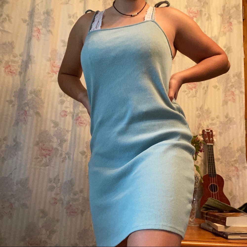 tie-strap bodycon dress